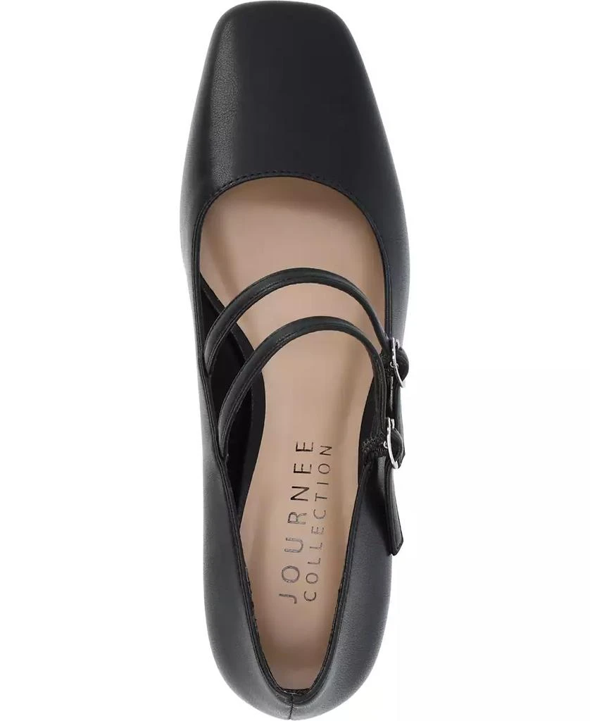 Journee Collection Women's Nally Double Strap Mary Jane Pumps 4