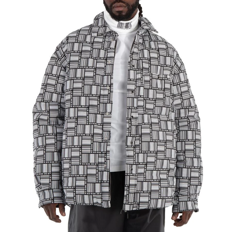 VTMNTS Barcode Monogram Puffer Shirt 1