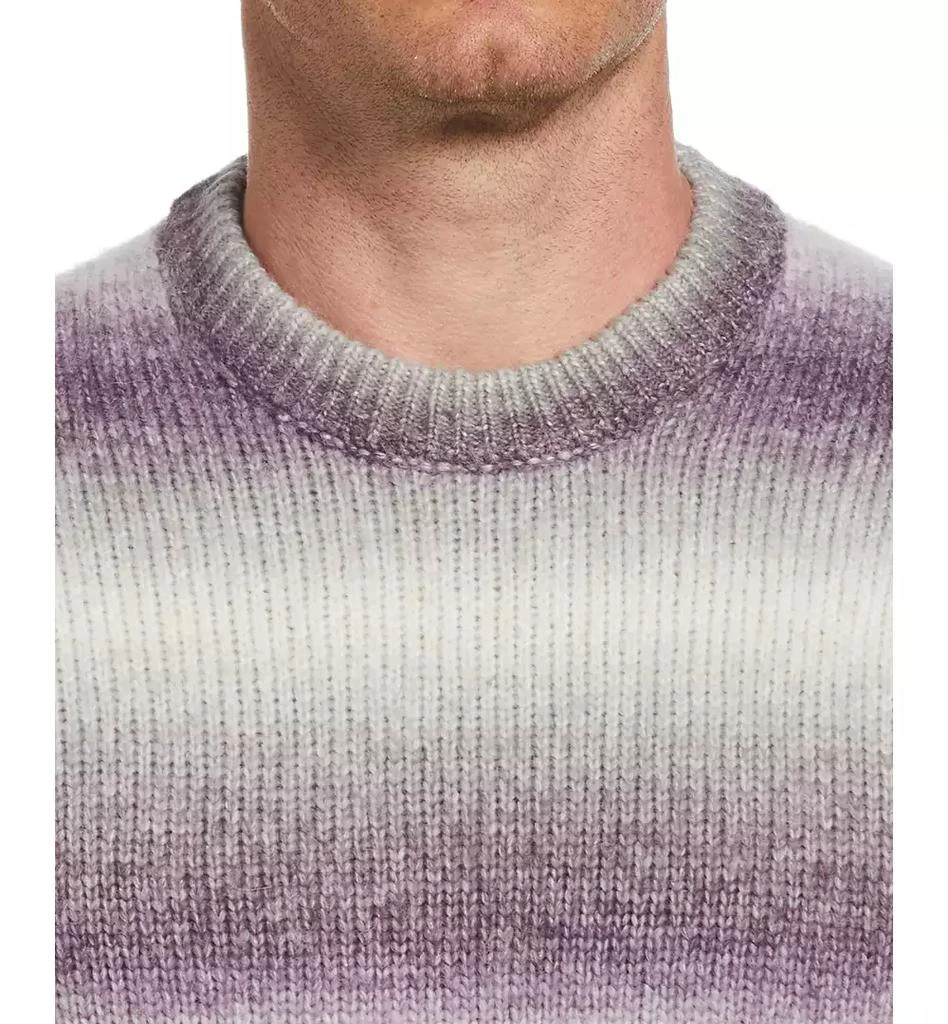 Perry Ellis Men's Ombre Fuzzy Yarn Long Sleeve Crewneck Sweater 3