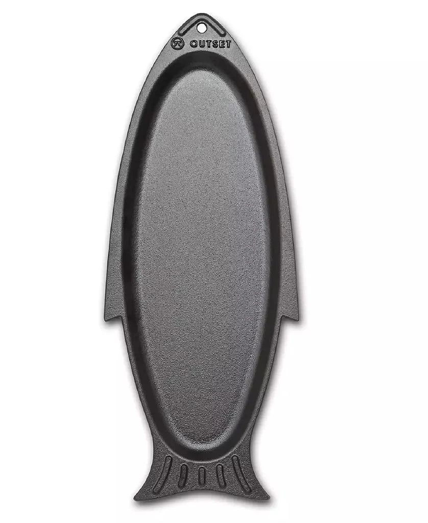 Outset Cast Iron 7.28" Fish Grill Pan 3