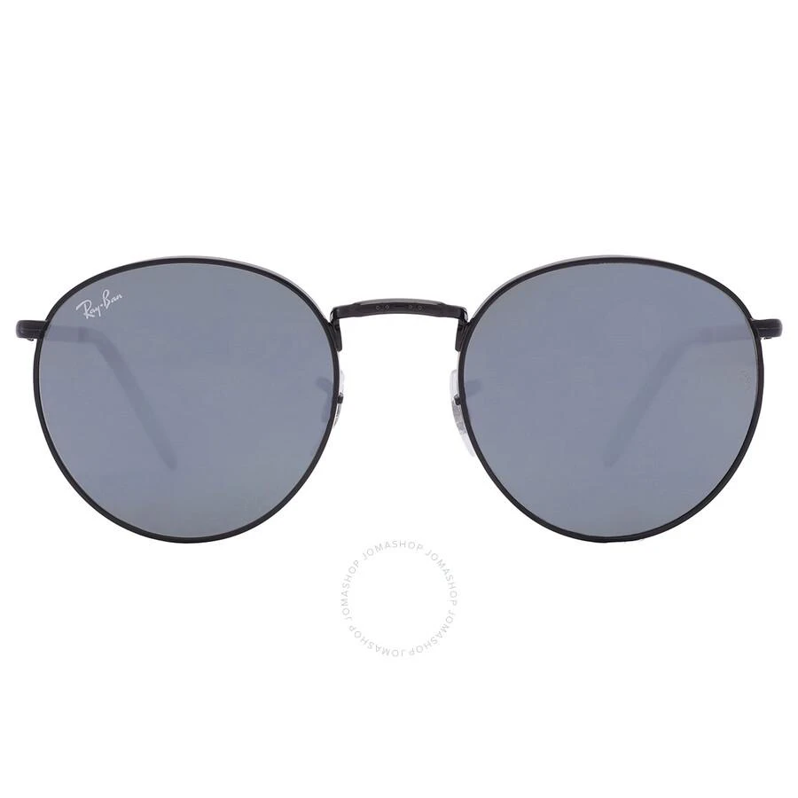 Ray-Ban New Round Green Mirrored Blue Unisex Sunglasses RB3637 002/G1 53 1