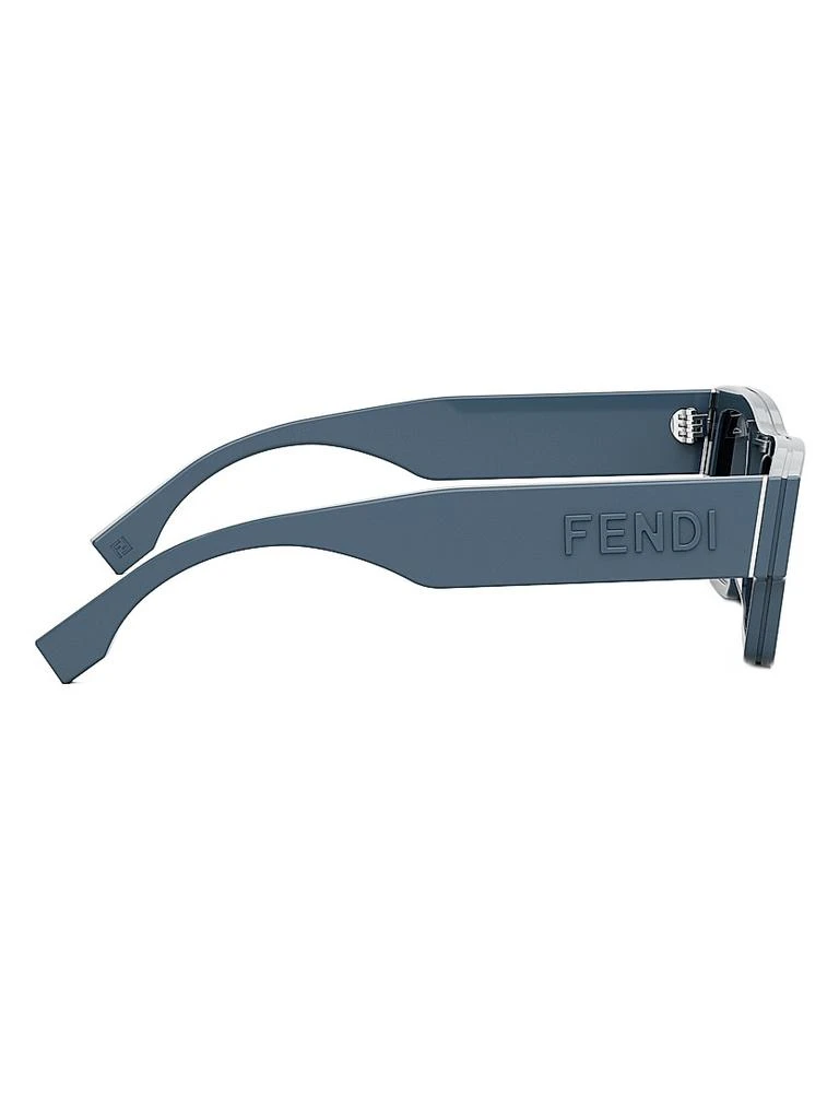 Fendi Signature 53MM Rectangular Sunglasses 8
