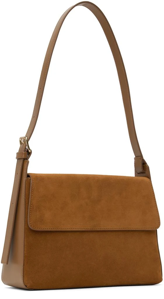A.P.C. Tan Virginie Flap Bag 2