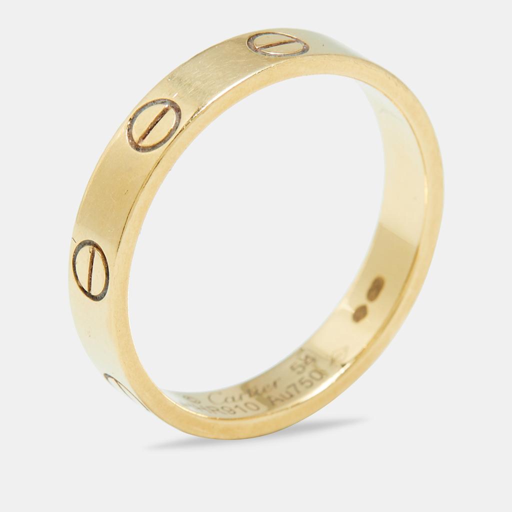 Cartier Cartier Love 18k Yellow Gold Wedding Band Ring Size 54