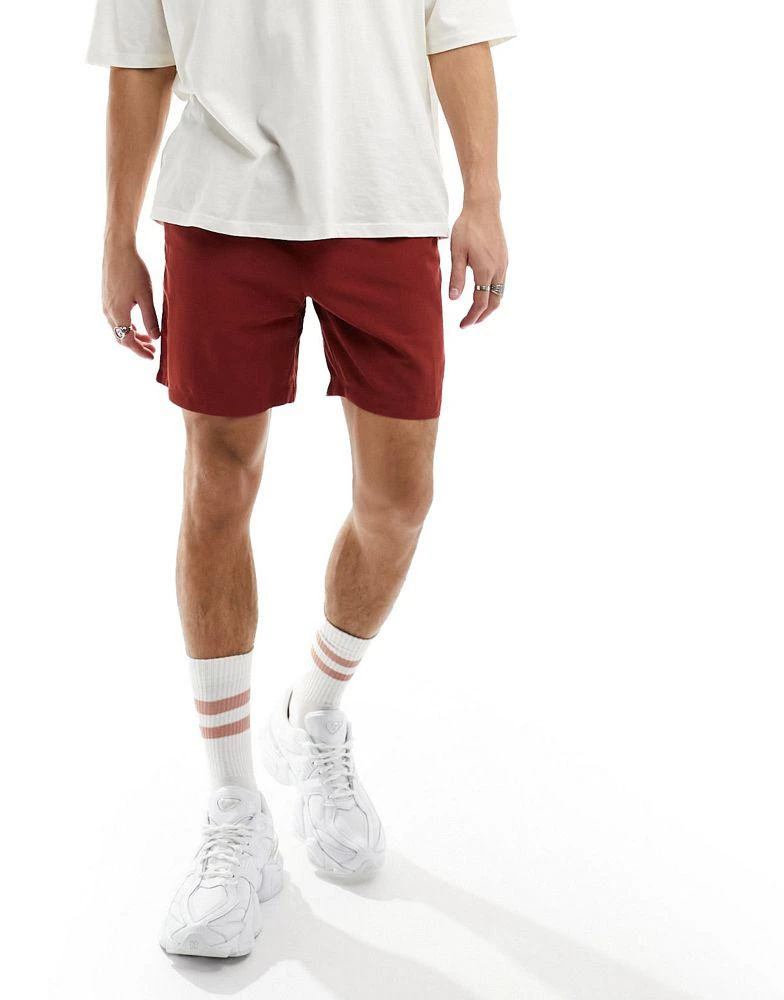 The North Face The North Face Watershort logo swim shorts in red 4