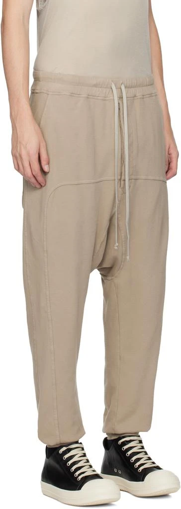 Rick Owens Taupe Concordians Drawstring Sweatpants 2