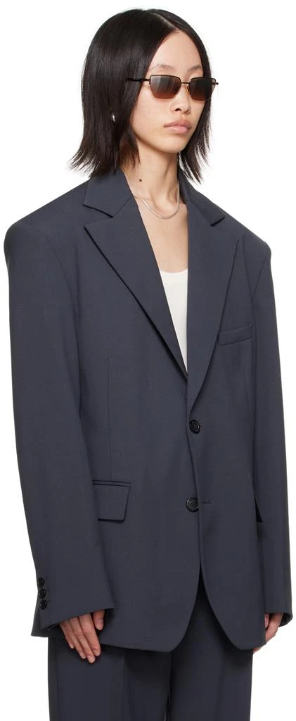 LU'U DAN Gray Oversized Blazer 2