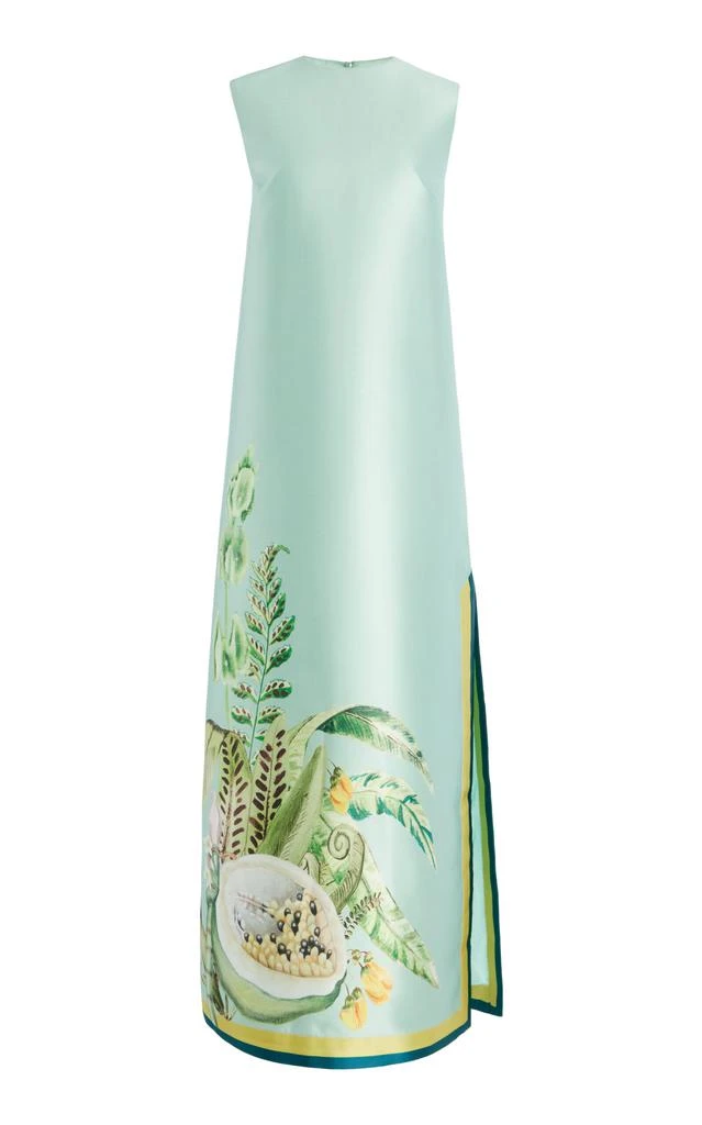 ALÉMAIS ALÉMAIS - Anita Satin Crepe Midi Dress - Green - AU 10 - Moda Operandi 1