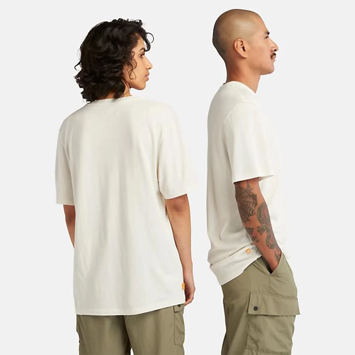 Timberland Refibra™ Logo Graphic Tee for Men in White 4