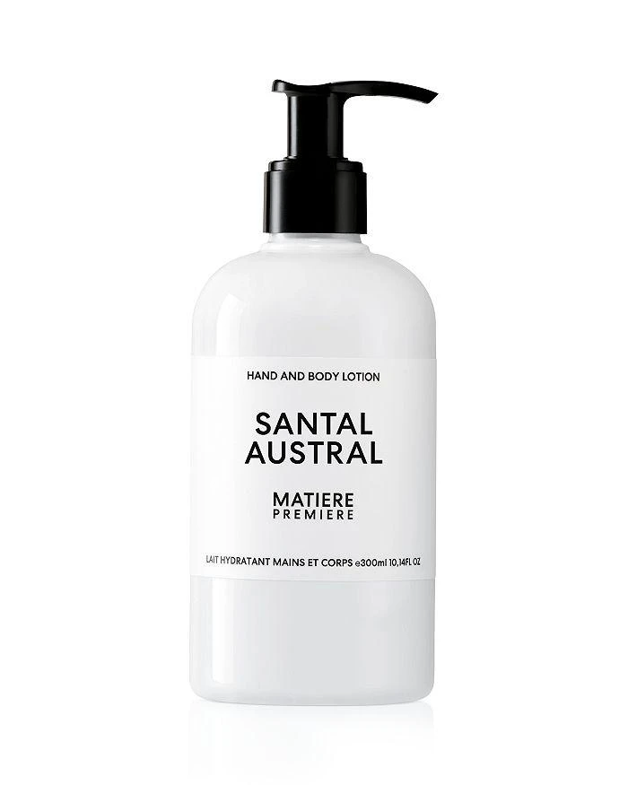 Matiere Premiere Santal Austral Hand 
Body Lotion 10.14 oz.