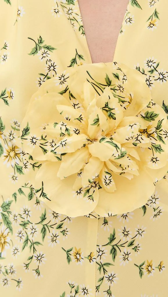 Rodarte Daisy Silk Halter Dress 5