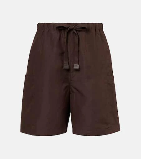 Max Mara Quebec linen and silk shorts 1