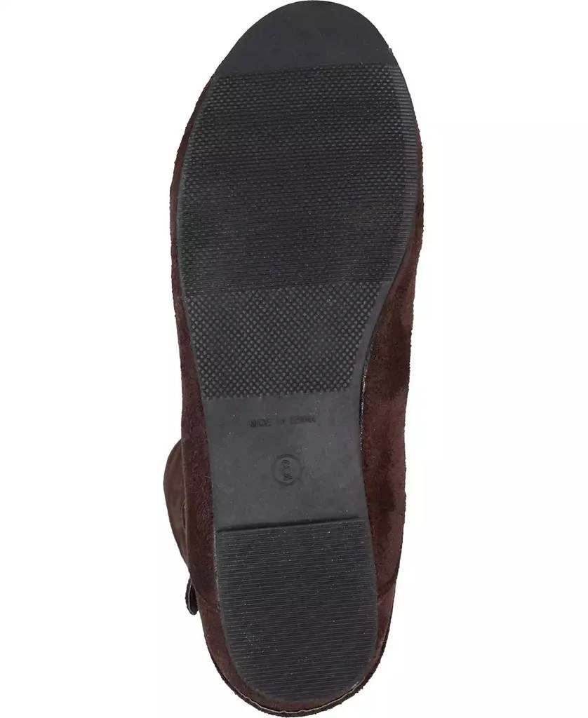 Journee Collection Women's Shelley Rouched Buckle Mid Shaft Boots 6