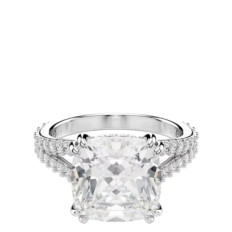 Swarovski Swarovski Stilla Square Cut Ring, Size 58