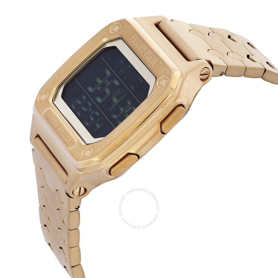 Philipp Plein Hyper Shock Quartz Digital Black Dial Unisex Watch PWHAA0621
