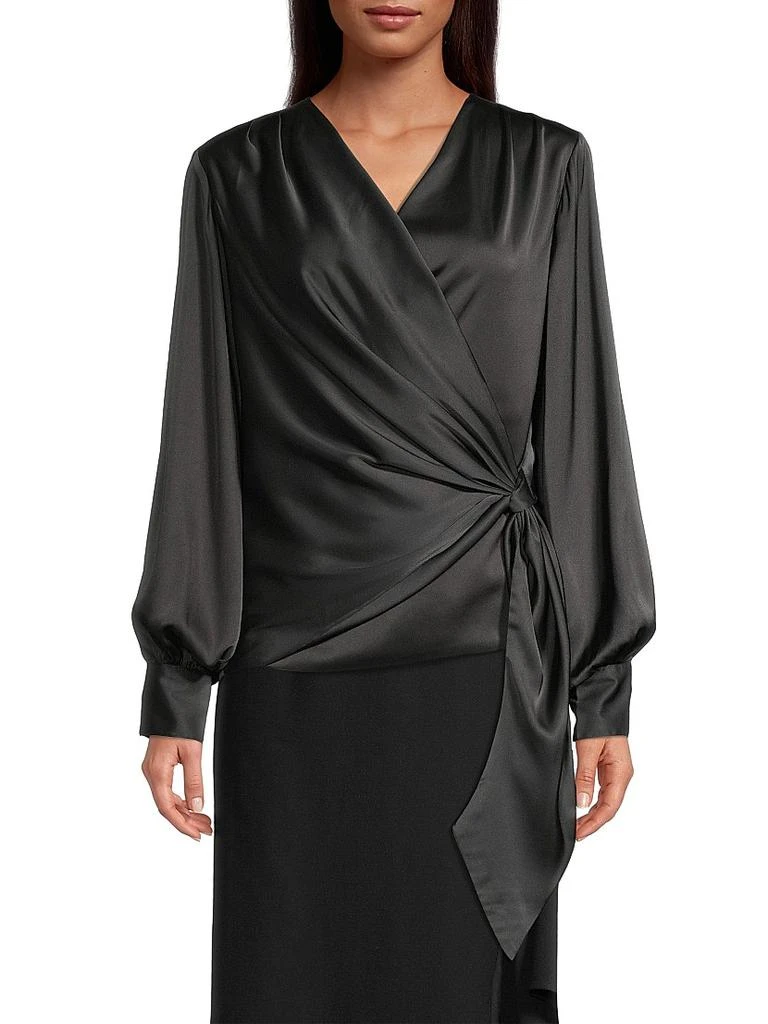Karmamia Ines Satin Wrap Blouse 3