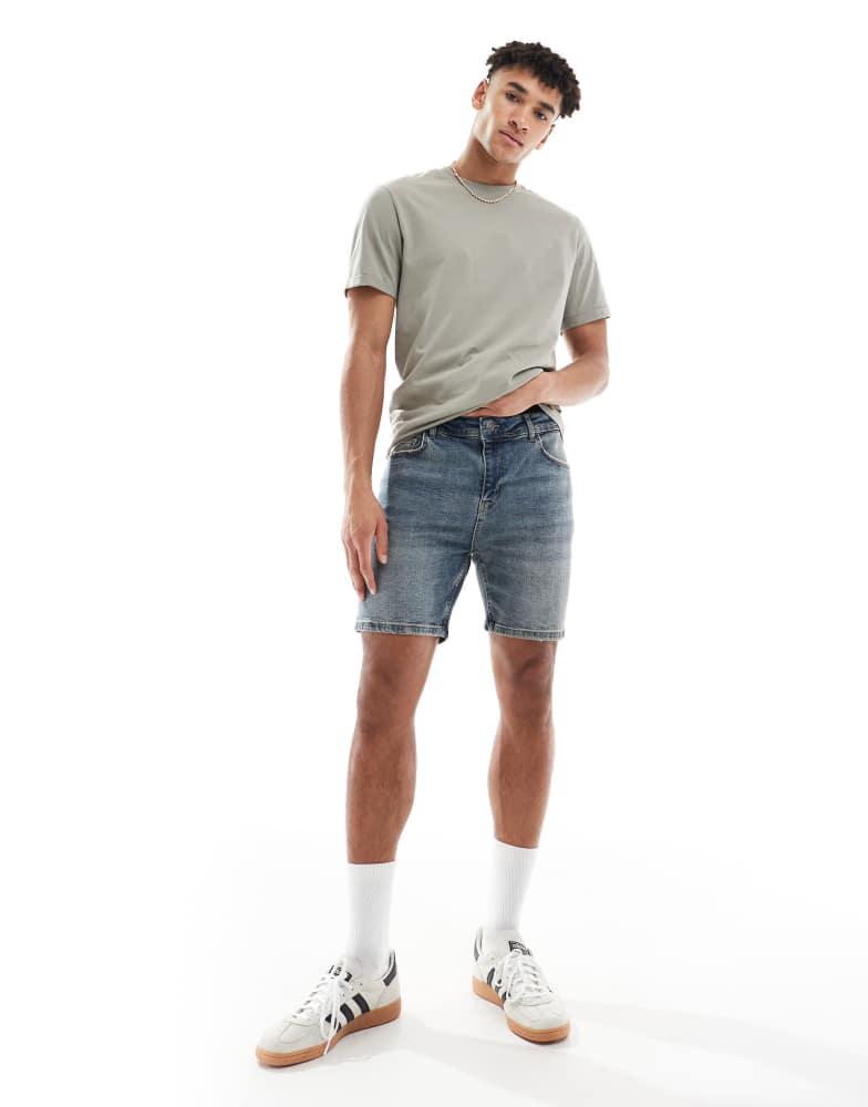 HERA Hera Mens slim fit short in blue sand