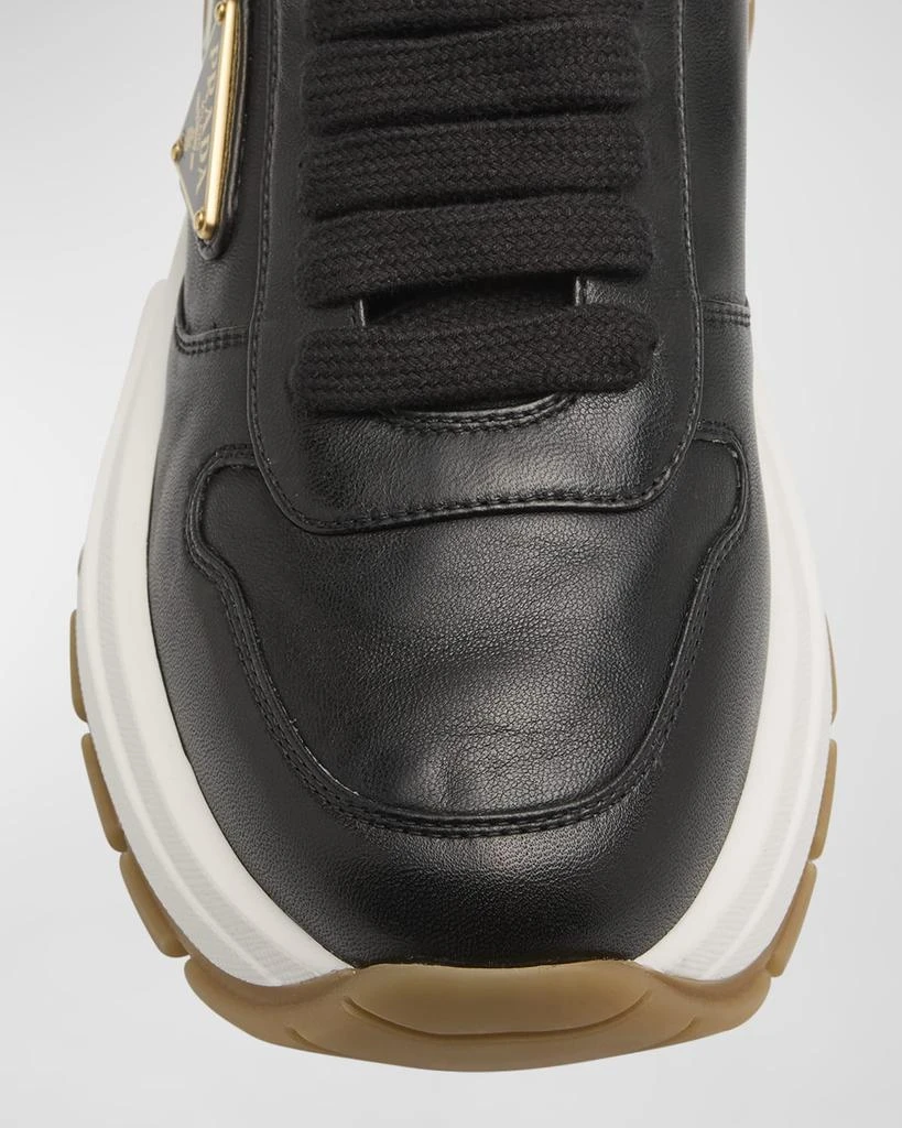 Prada Leather Logo Runner Sneakers 7