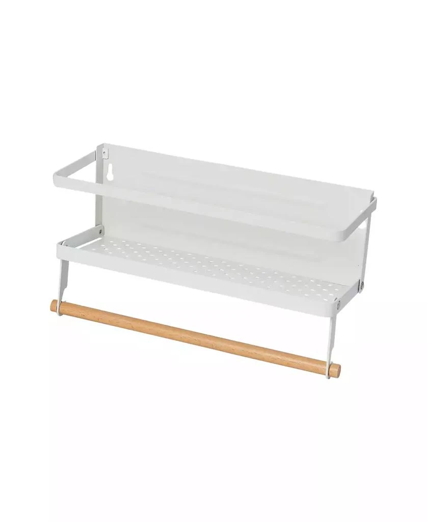 Household Essentials Metal Magnetic Spice Rack with Paper Towel Holder 1