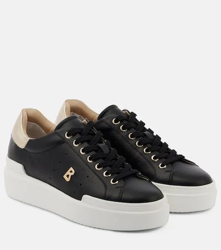 Bogner Hollywood leather platform sneakers 1