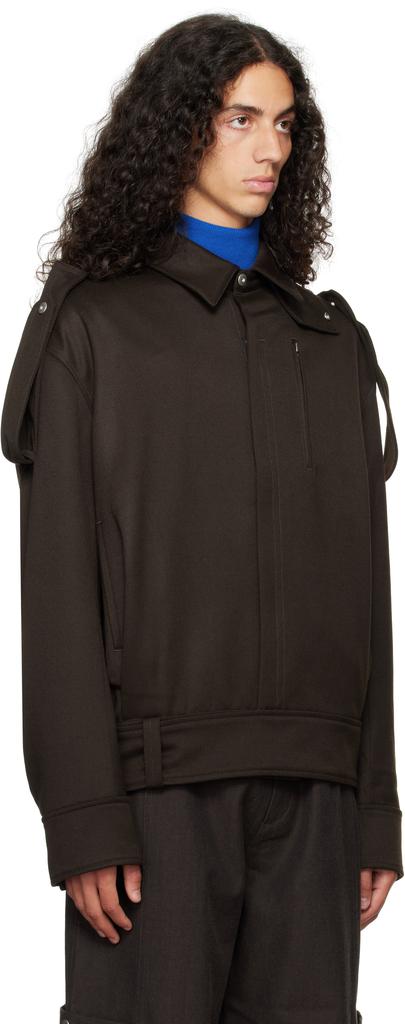 Omar Afridi Brown Battle Dress Jacket