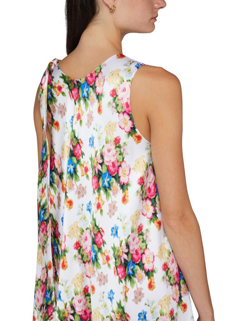 Loewe Asymmetrical floral print dress - Dresses & Skirts