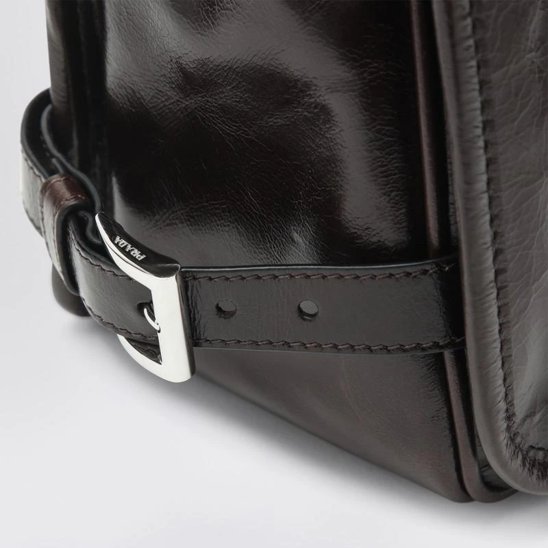 Prada Brown shoulder bag with flap 6