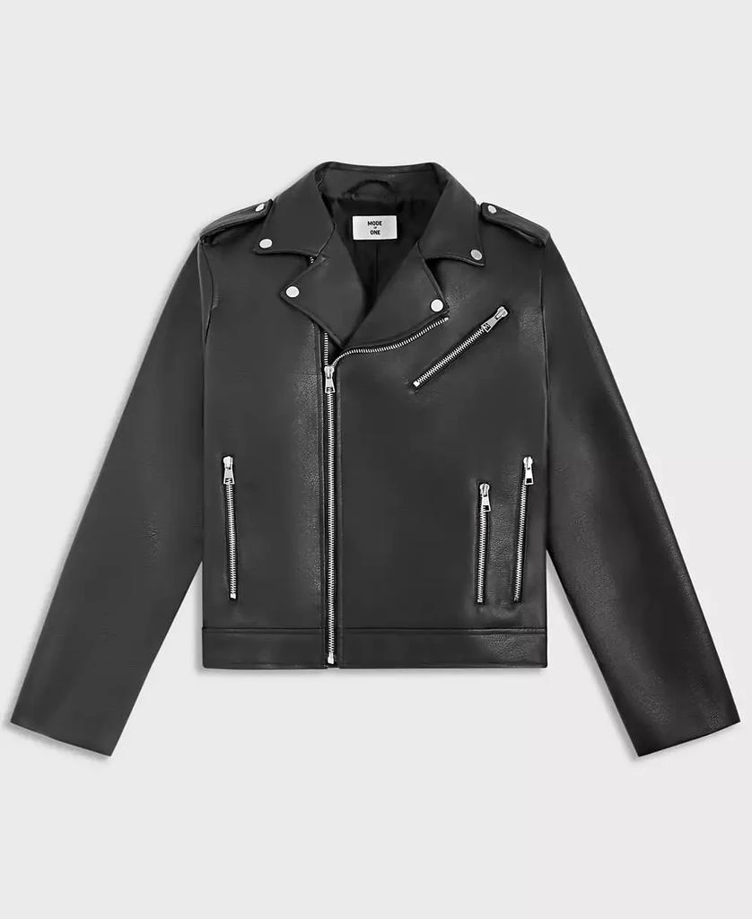 Mode of One Men's Biker Jacket, Created for Macy's 5