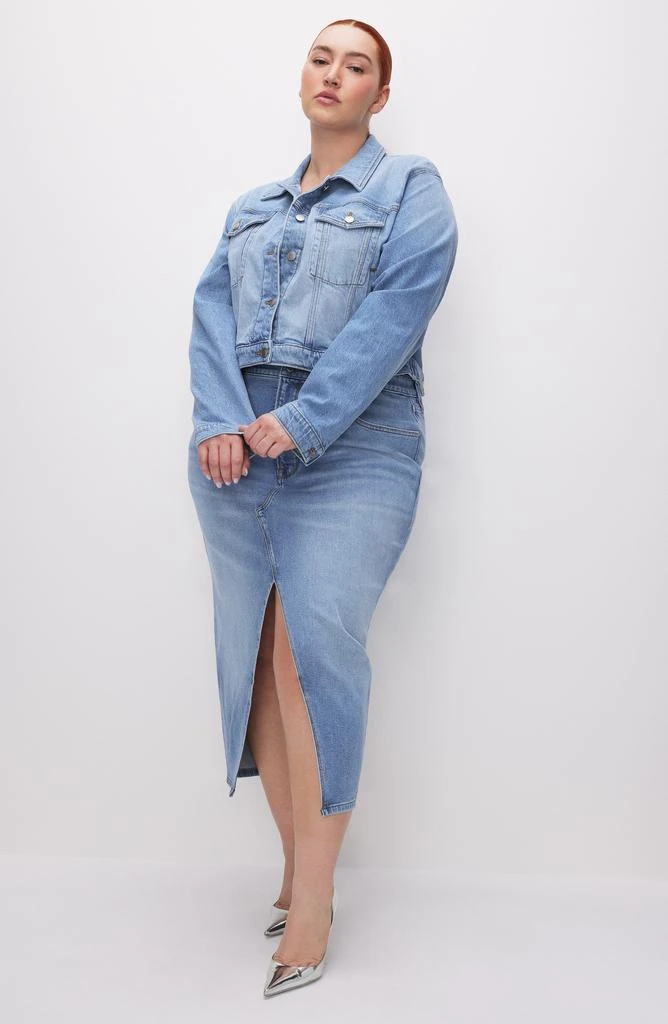 Good American Committed to Fit Denim Jacket 10