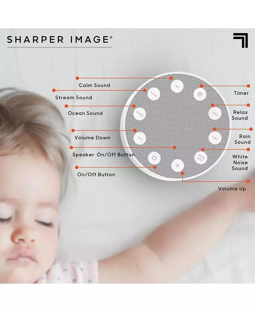 Sharper Image Sleep Therapy Sound and White Noise Machine 9