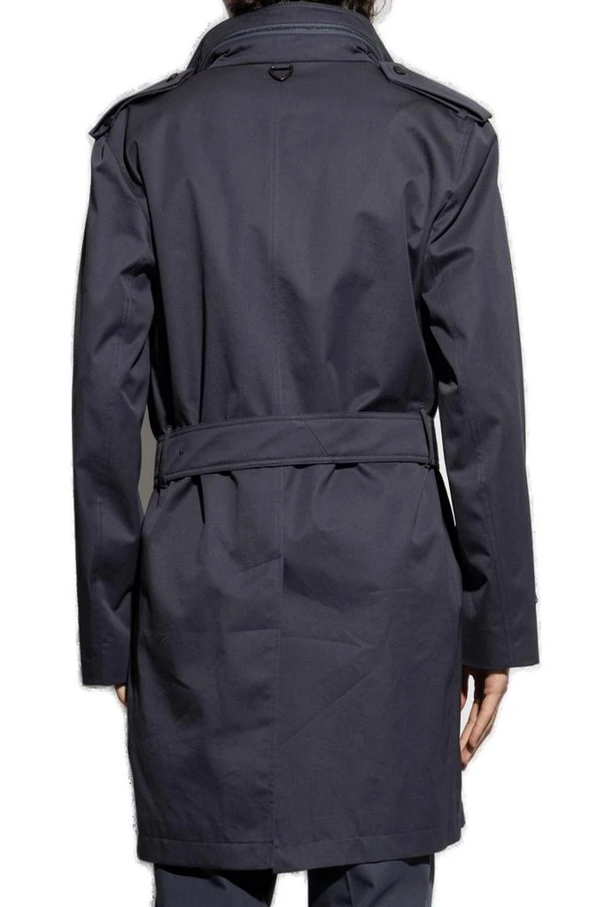 Burberry Burberry Hooded Belted Waist Trench Coat 3