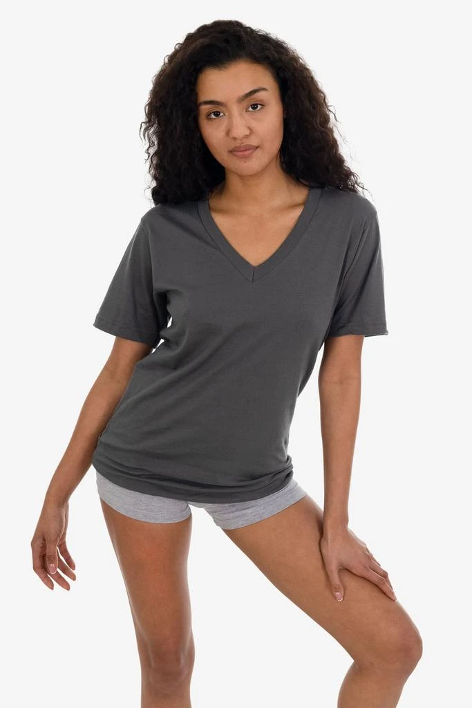 Los Angeles Apparel 24056 - Fine Jersey V-Neck T-Shirt 11