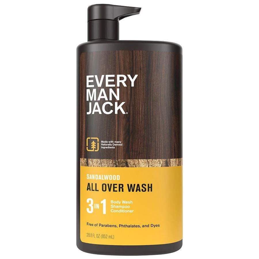 Every Man Jack All Over Wash Sandalwood 1