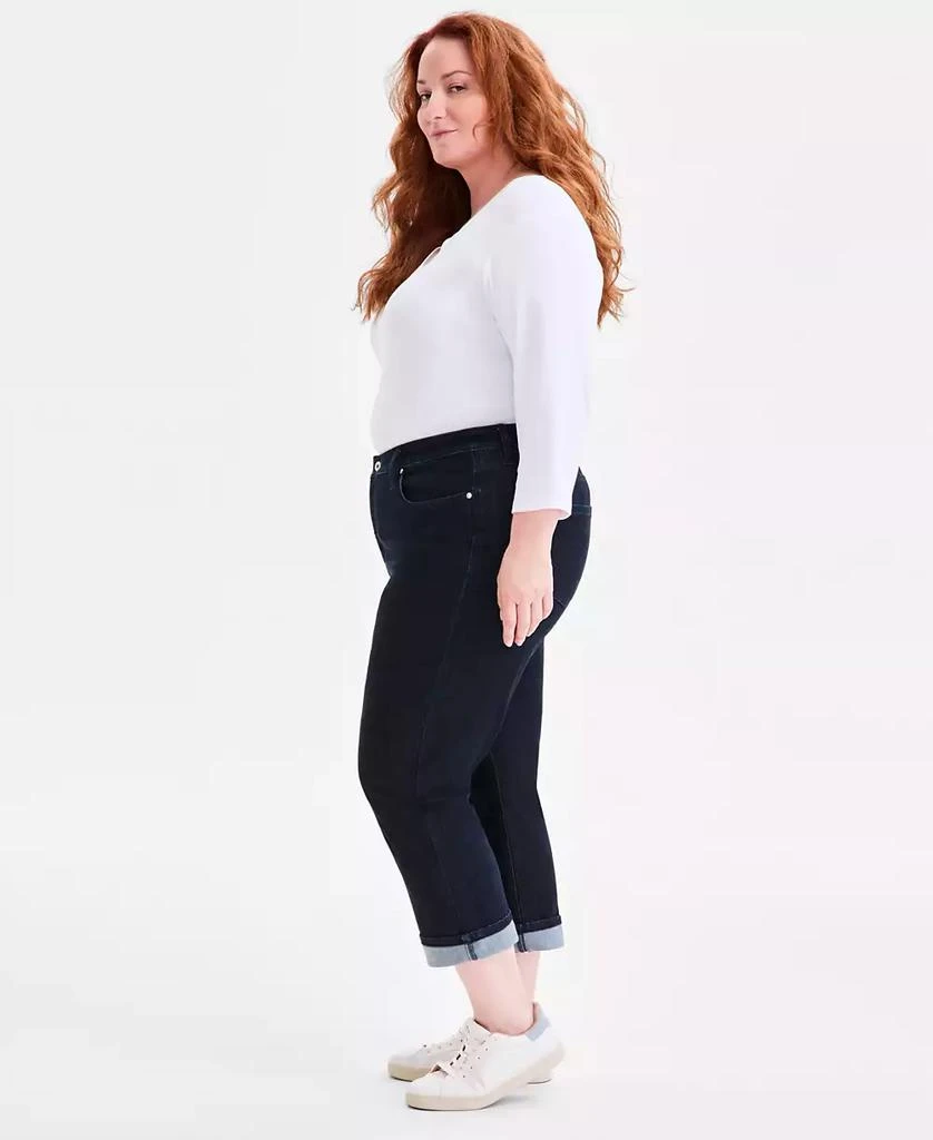 Style 
Co Women
s Mid-Rise Curvy Capri Jeans, 2-28W, Exclusively at Macy
s 5