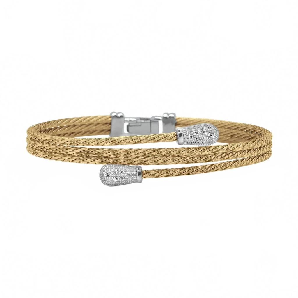 ALOR Bypass Bracelet NEW ALOR women\'s bypass bracelet in yellow display picture 1
