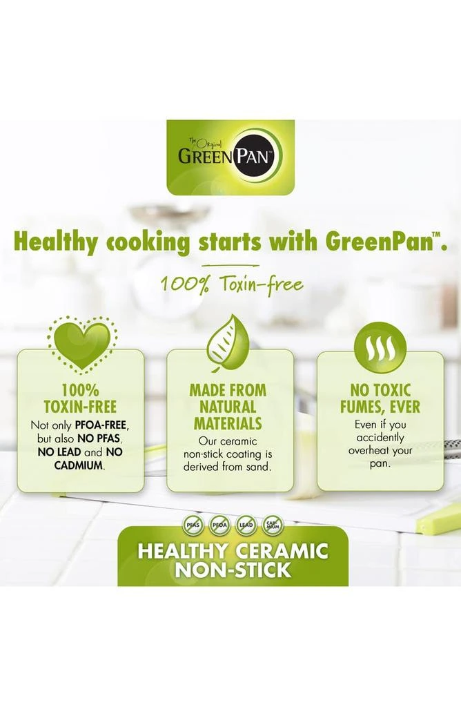 Greenpan Paris 10-Inch Anodized Aluminum Ceramic Nonstick Frying Pan 2