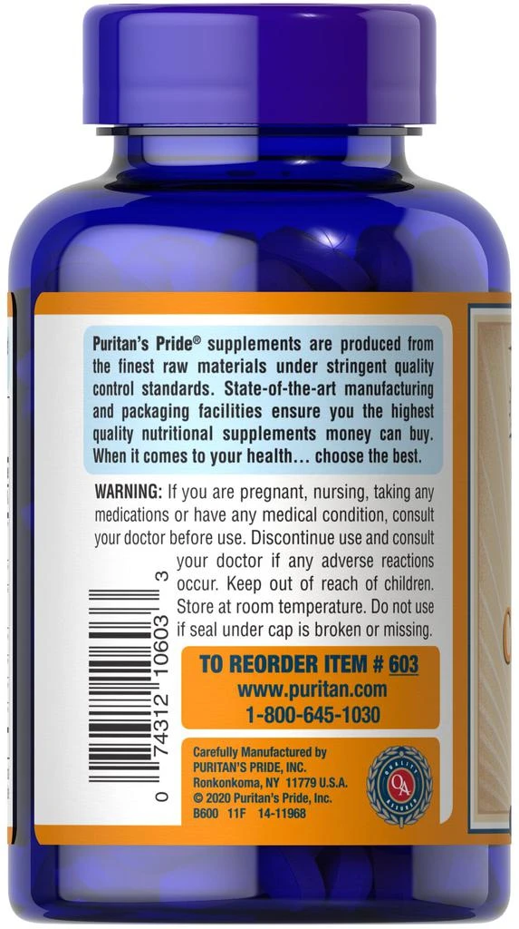 Puritan's Pride Vitamin C-500 Complex 250 Tablets 5