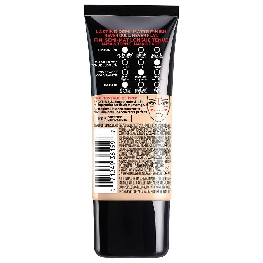 L'Oreal Paris Pro-Matte Blendable Foundation 2