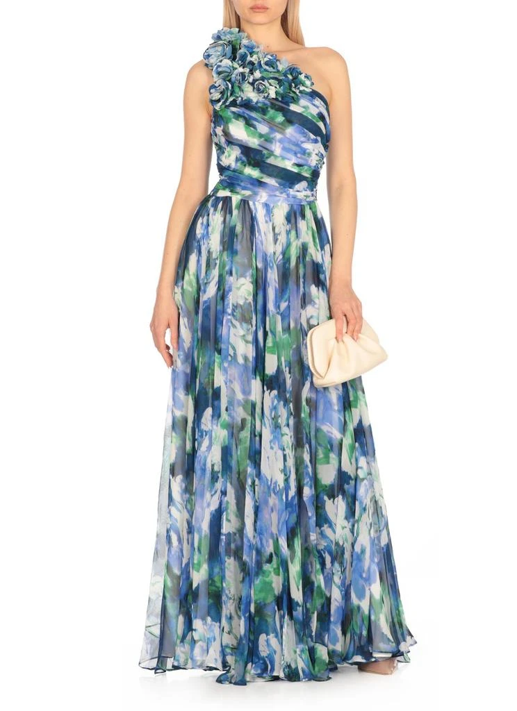 Costarellos Costarellos Floral One-Shoulder Maxi Dress 2