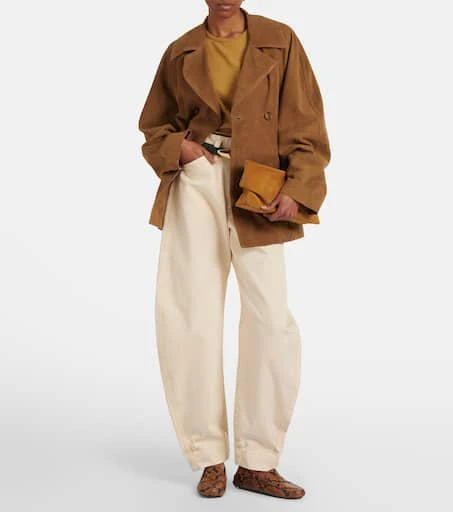 AESTHER EKME Nina Small suede clutch 5