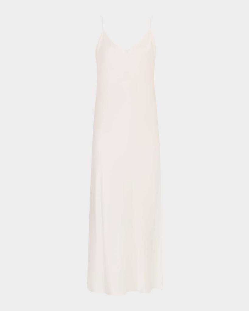 Christine Lingerie Long Silk Satin Nightgown