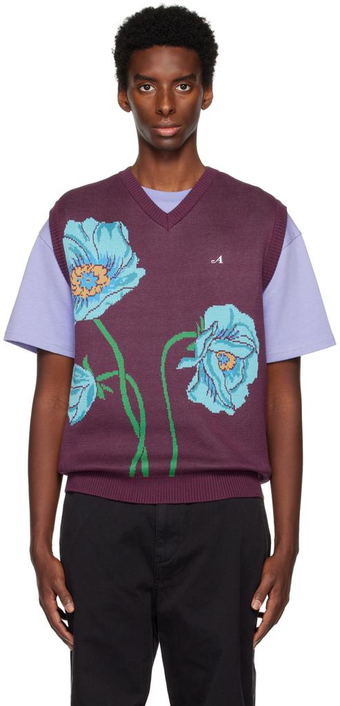 Awake NY Purple Flower Vest