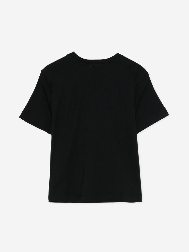 Moschino Kids Teddy Bear Logo T-Shirt in Black