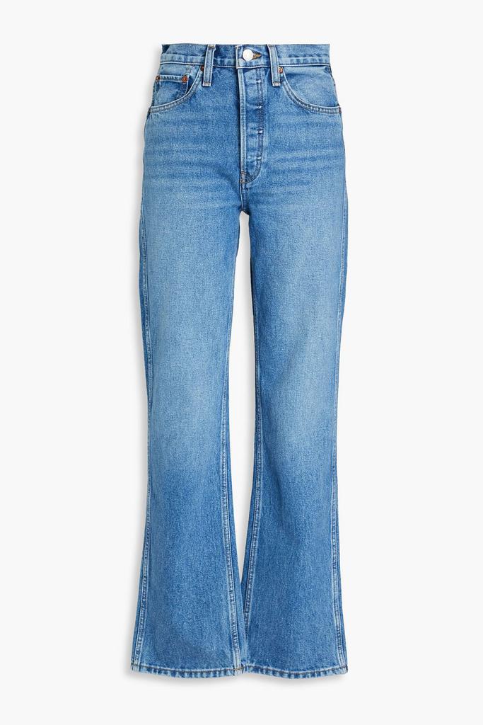 Re/Done High-rise straight-leg jeans