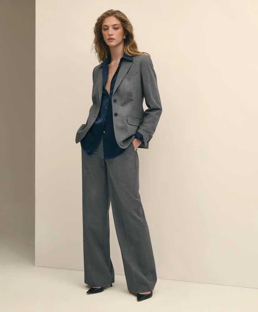 Brooks Brothers Relaxed Utility Blouse in Washable Silk 2