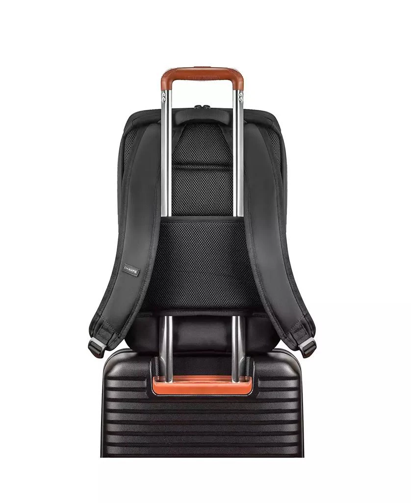 CHAMPS Onyx Collection - Tech Backpack with USB Port 6