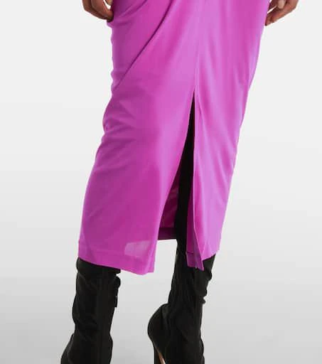 Diane von Furstenberg Hades gathered jersey midi dress 5