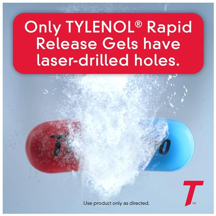 TYLENOL 500 Mg Acetaminophen Rapid Release Gels 10