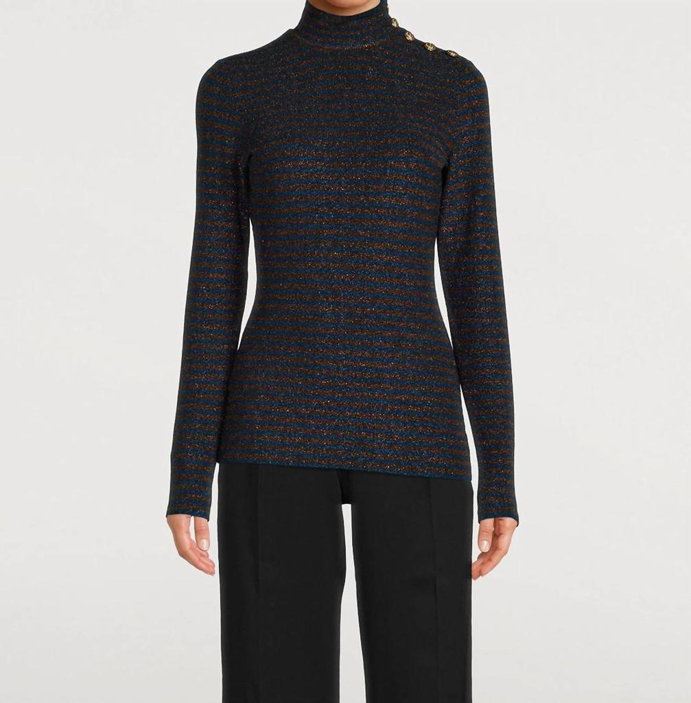 Smythe Smythe - BUTTONED TURTLENECK SWEATER