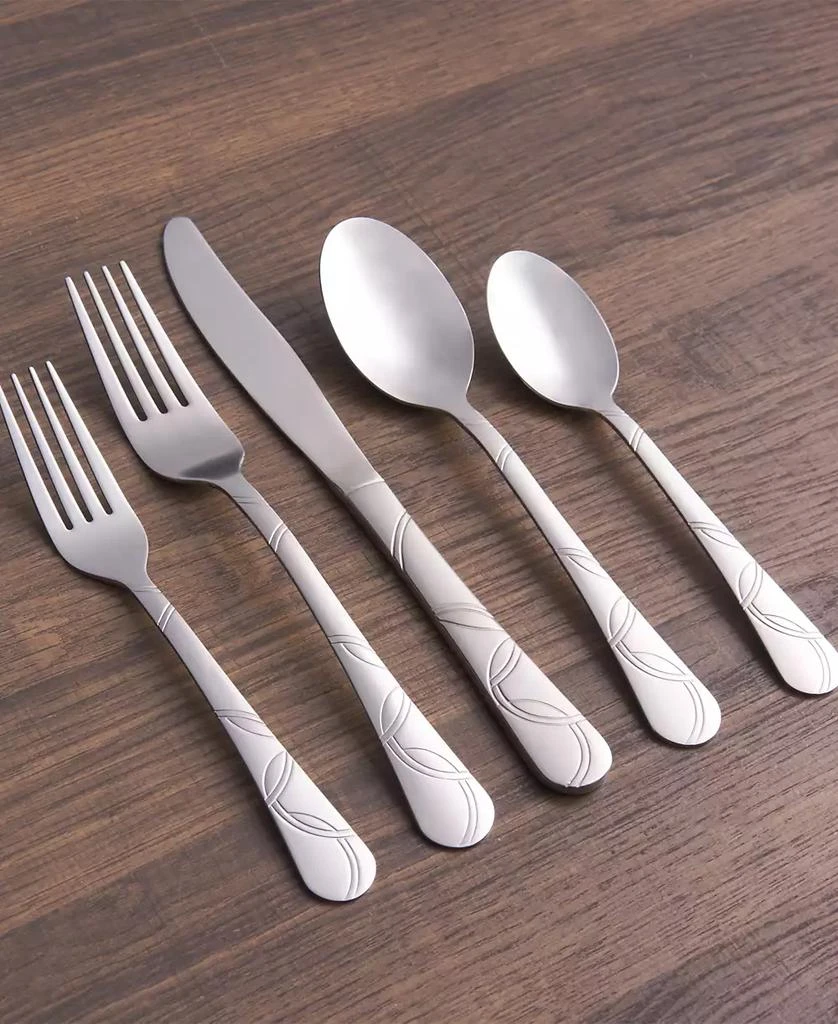 Cambridge Silversmiths Felicity Sand 20-Piece Flatware Set, Service for 4 3
